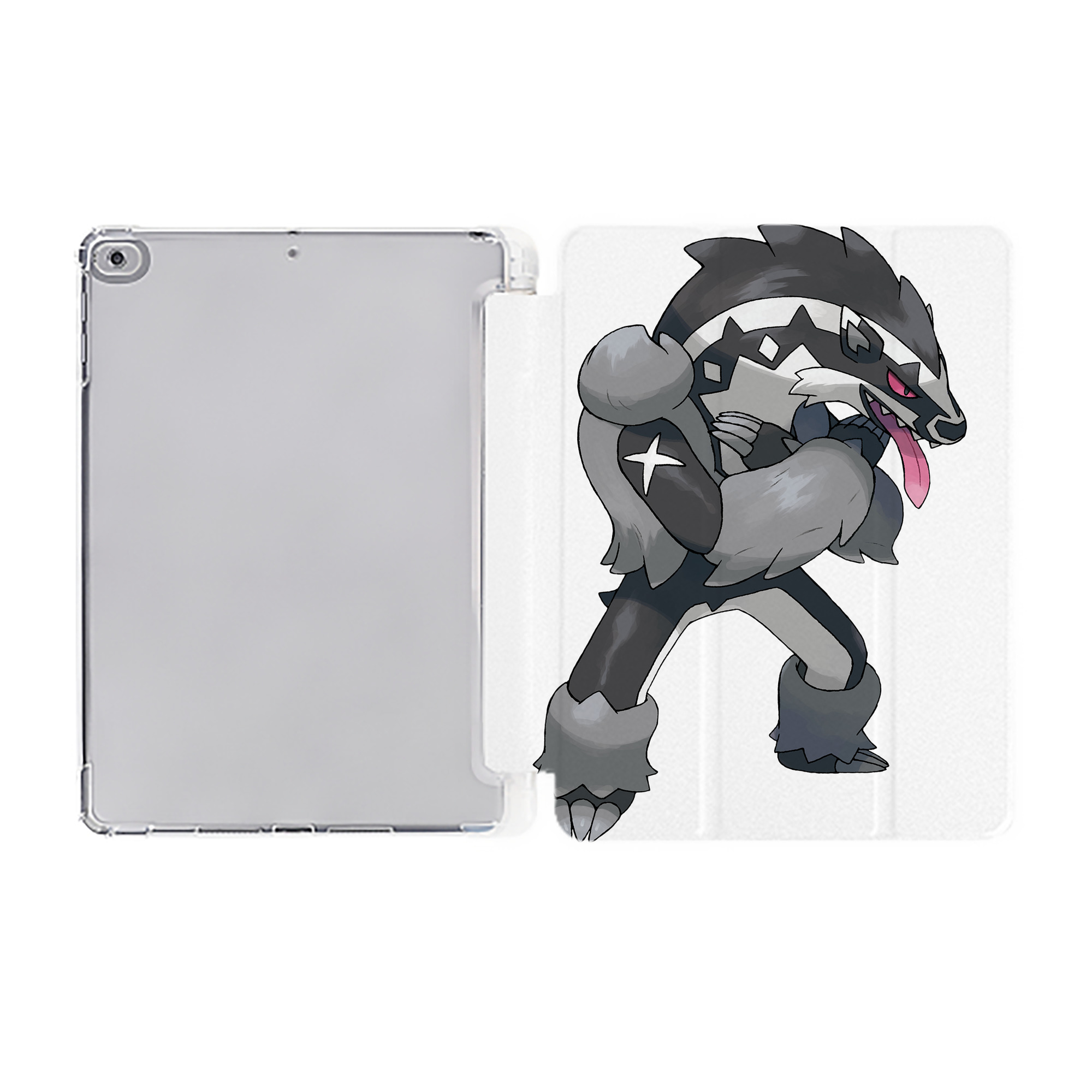 （画像用） ポケットモンスター Pokémon IPad ケース ペン収納付き 三つ折りスタンド PUレザー×シリコン 対応機種9.5/10.5/10.9インチ